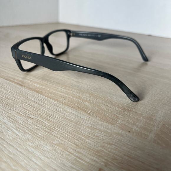 Prada VPR16M TV4-1O1 Eyeglasses Gray Square Frames READ 53-16-140 - Picture 8 of 11
